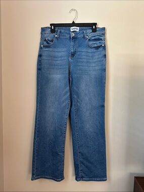 Sandpiper Wide-Leg Jeans in Medium Blue